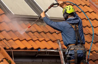 Démoussage et hydrofuge de toiture à Sainte-Ouenne